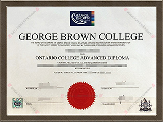 乔治布朗学院文凭George Brown College degree1