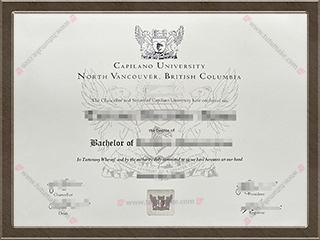 卡比兰诺大学文凭Capilano University degree1