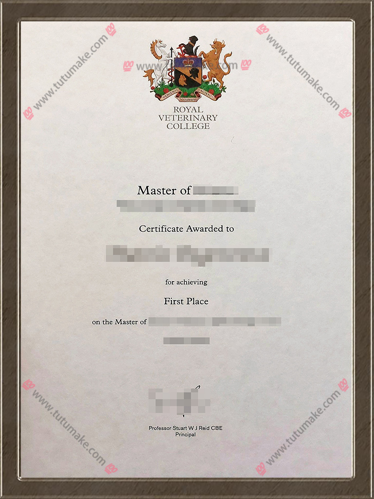 皇家兽医学院文凭RVC degreeRoyal Veterinary College degree