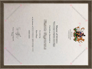 皇家兽医学院文凭RVC degreeRoyal Veterinary College degree1
