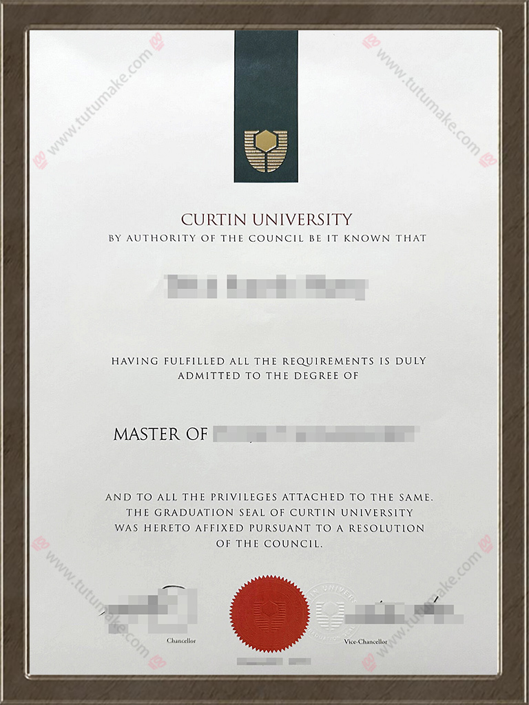 科廷大学文凭Curtin University degree2