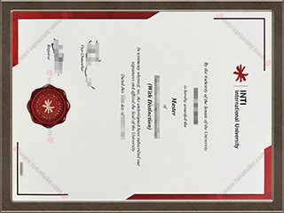 英迪国际大学文凭INTI International University degree1