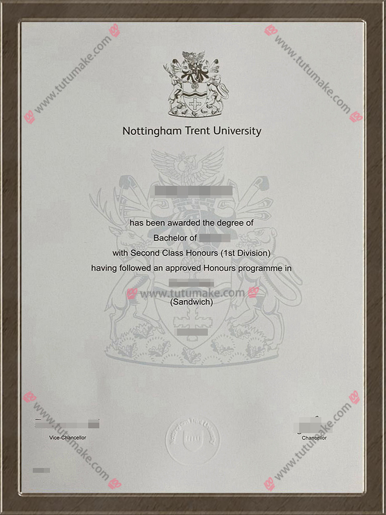 诺丁汉特伦特大学文凭Nottingham Trent University degree