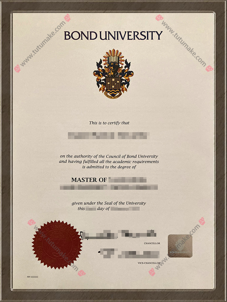 邦德大学文凭Bond University degree