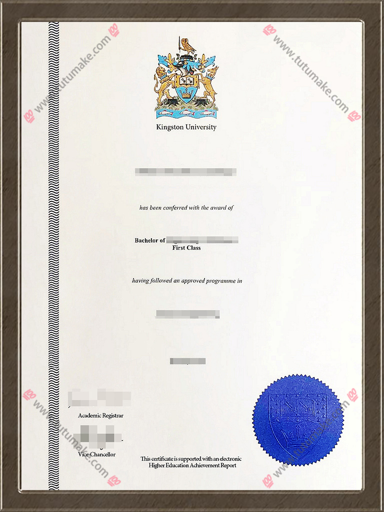 金斯顿大学文凭Kingston University degree