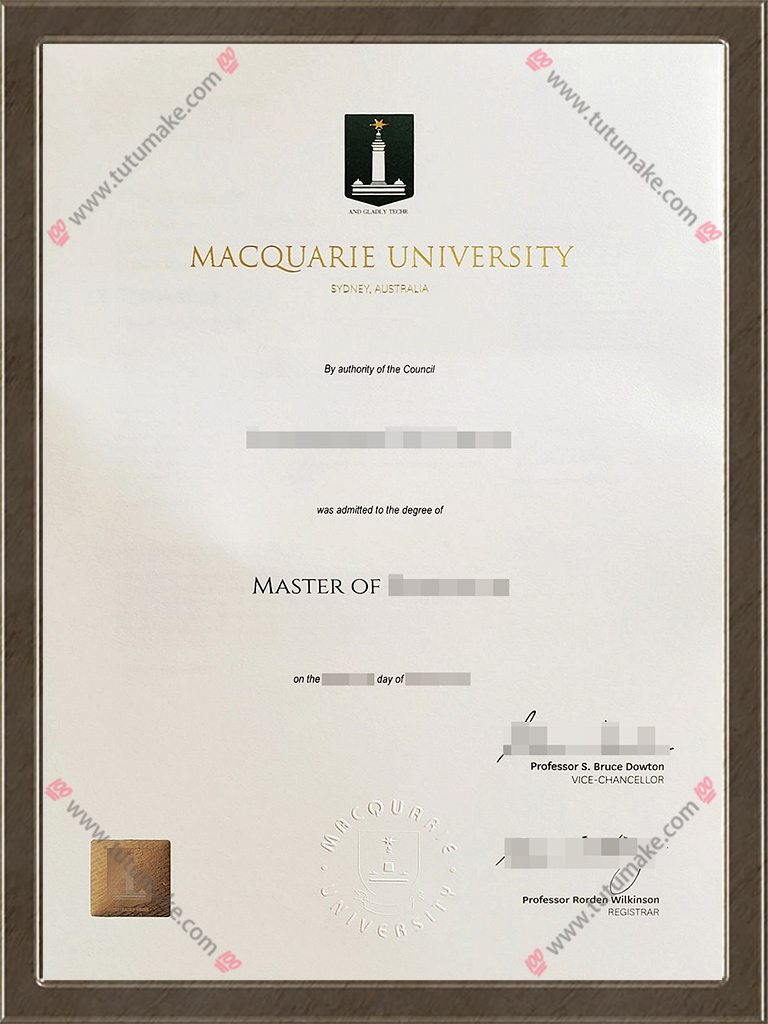 麦考瑞大学文凭MQU degreeMacquarie University degree