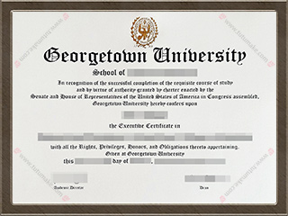 乔治城大学文凭Georgetown University degree1