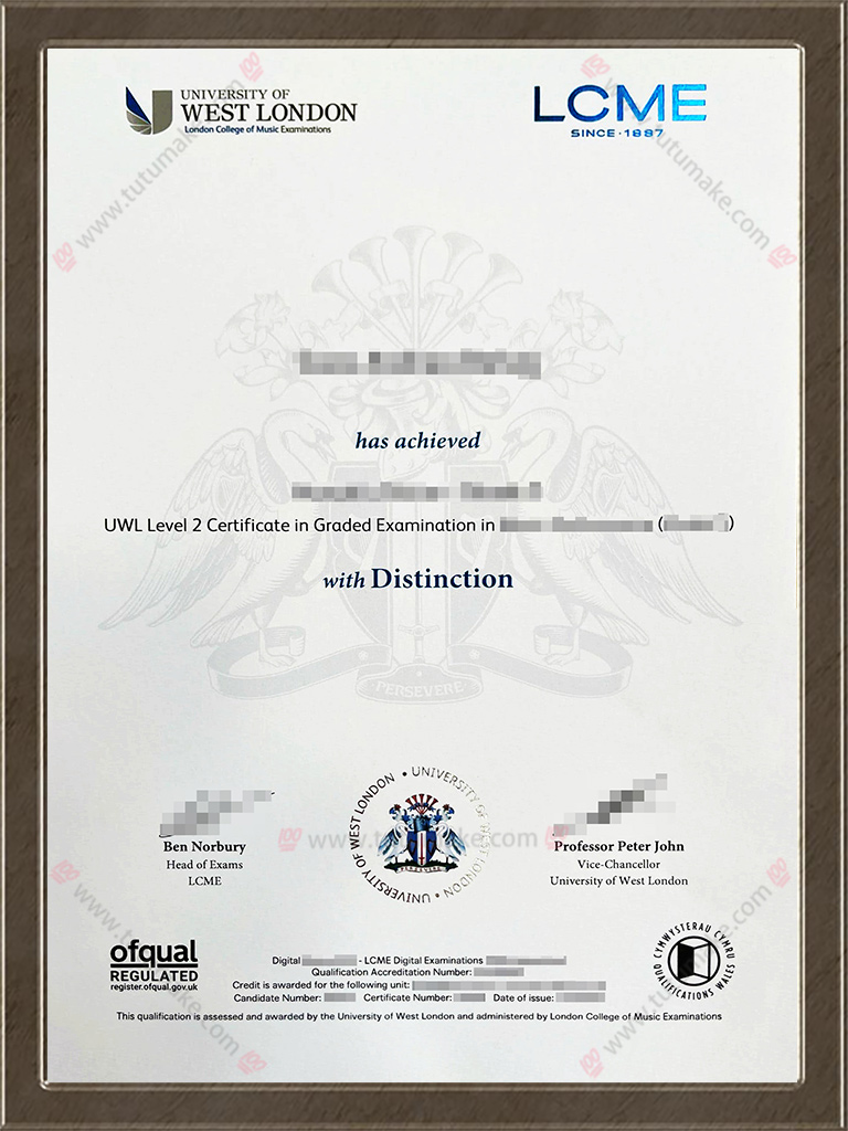 伦敦音乐学院文凭LCM degreeLondon College of Music degree