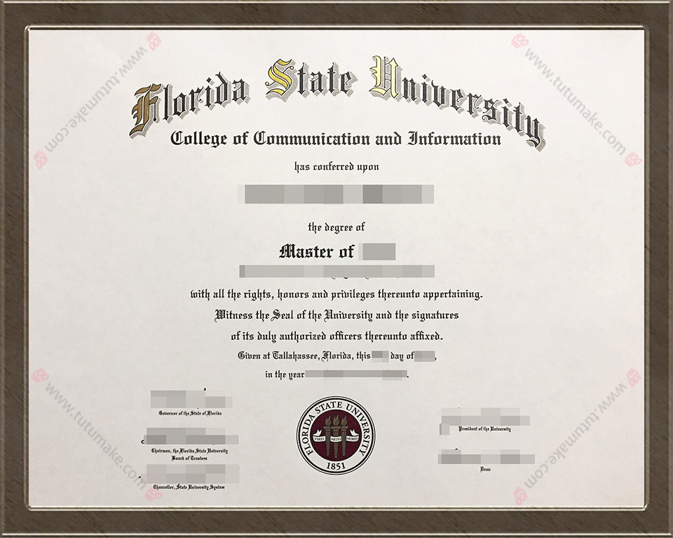 佛罗里达州立大学文凭FSU degreeFlorida State University degree