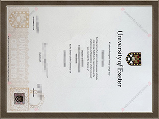 埃克塞特大学文凭University of Exeter degree1