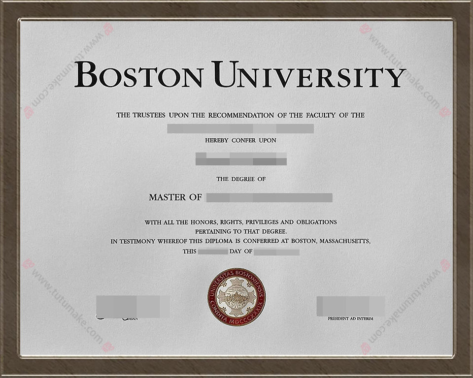 波士顿大学文凭Boston University degreeBU degree