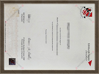 爱丁堡龙比亚大学文凭Edinburgh Napier University degree1