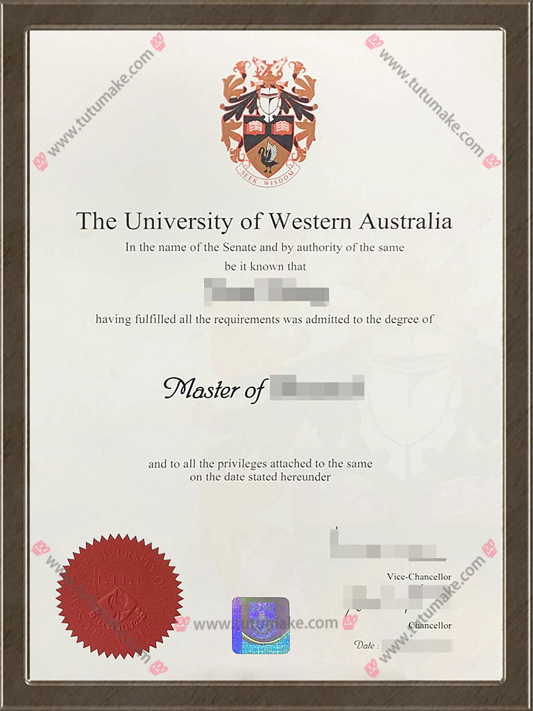 西澳大学毕文凭UWA degreeUniversity of Western Australia degree