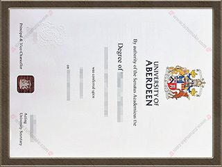 阿伯丁大学文凭University of Aberdeen degree1