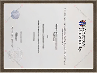 阿伯泰大学文凭University of Abertay degree1