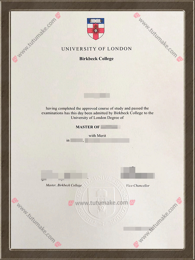 伦敦大学伯贝克学院文凭Birkbeck College University Of London degree