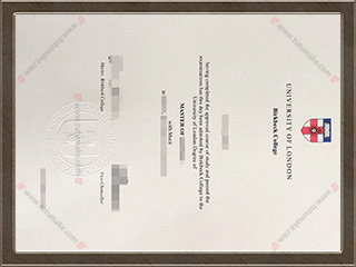 伦敦大学伯贝克学院文凭Birkbeck College University Of London degree1