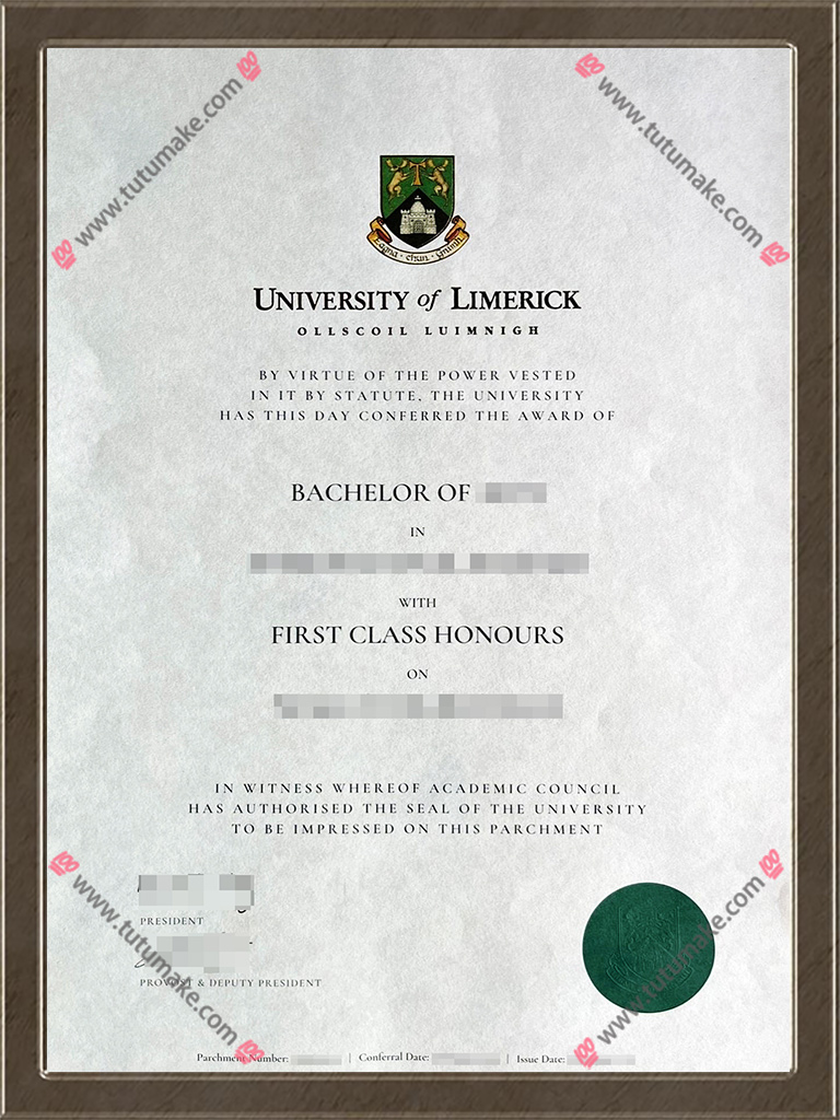 利莫瑞克大学文凭University of Limerick degree