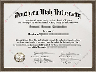 南犹他大学文凭Southern Utah University degreeSUU degree1