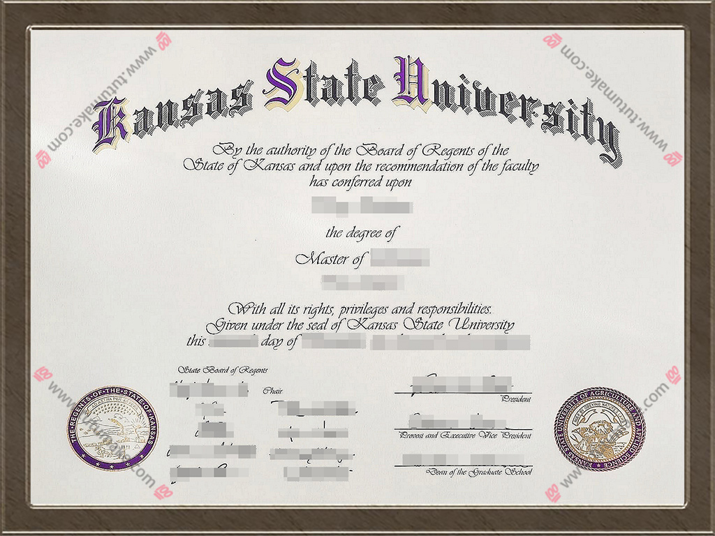 堪萨斯州立大学文凭Kansas State University degreeKSU degree