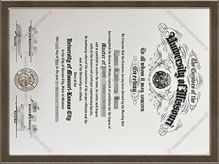 密苏里大学文凭University of Missouri degree1