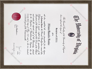 弗吉尼亚大学文凭University of Virginia degreeUVa degree1