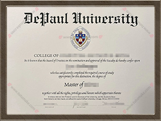 德保罗大学文凭DePaul University degree1