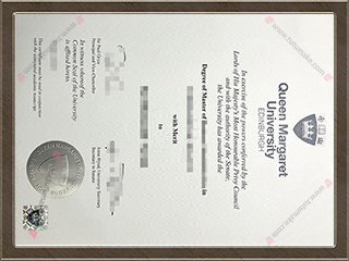 玛格丽特女王大学文凭QMU degreeQueen Margaret University degree1
