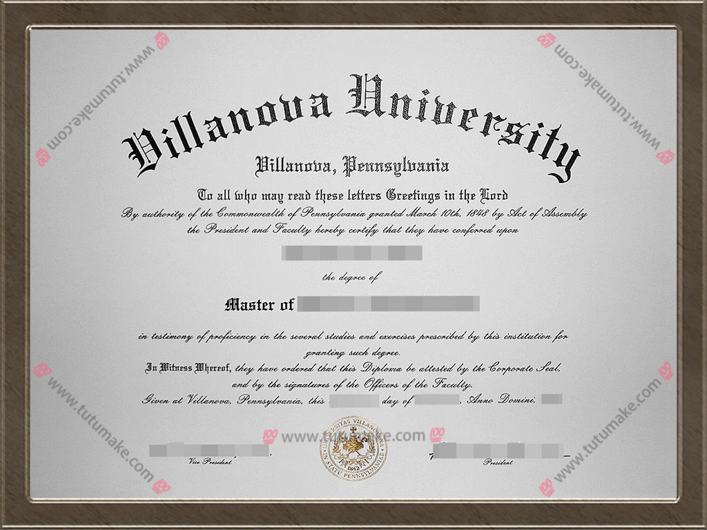 维拉诺瓦大学文凭Villanova University degree