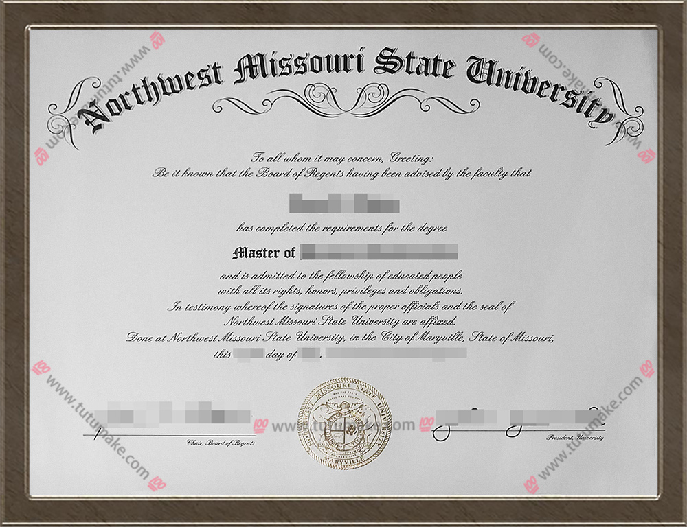 西北密苏里州立大学文凭Northwest Missouri State University degree
