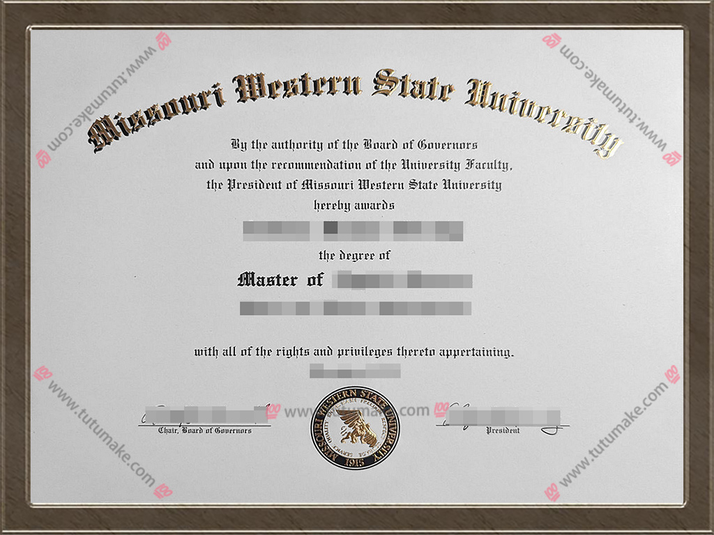 西密苏里州立大学文凭Missouri Western State University degree