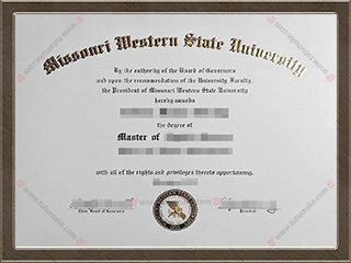 西密苏里州立大学文凭Missouri Western State University degree1