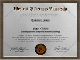 西部州长大学文凭Western Governors University degreeWGU degree1
