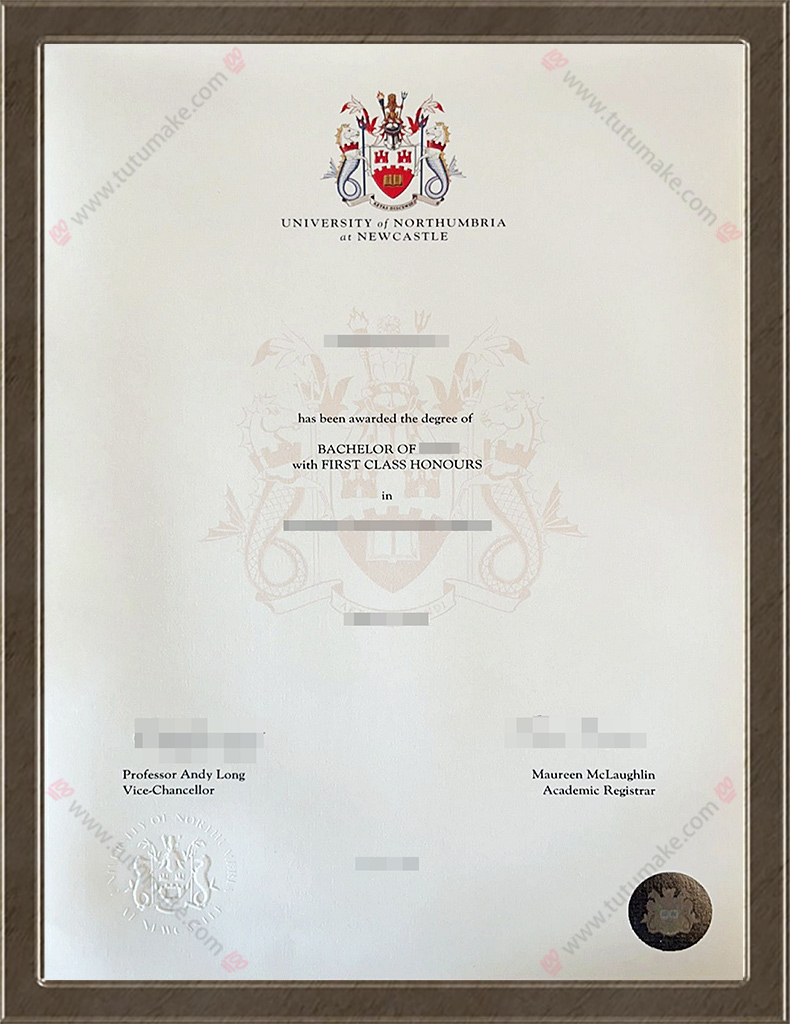 诺森比亚大学文凭University of Northumbria at Newcastle degree