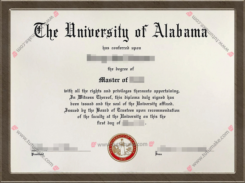 亚拉巴马大学文凭购买,Alabama文凭成绩单制作