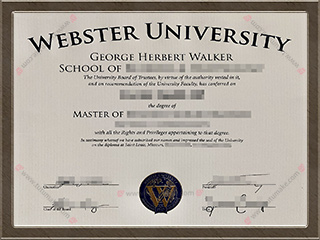 韦伯斯特大学文凭webster university degree1
