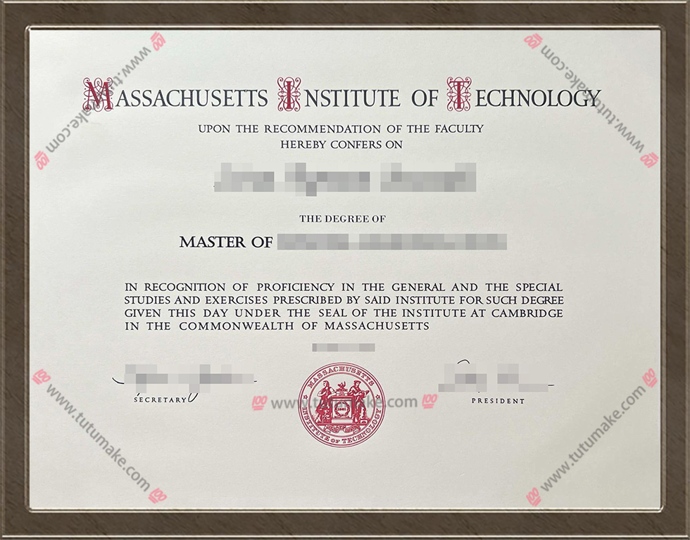 麻省理工学院毕业证Massachusetts Institute of Technology degreeMIT degree