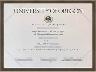 俄勒冈大学文凭University of Oregon degree1