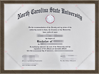 北卡罗莱纳州立大学文凭NCSU degreeNorth Carolina State University degree1