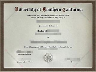 南加州大学文凭USC degreeUniversity of Southern California degree1