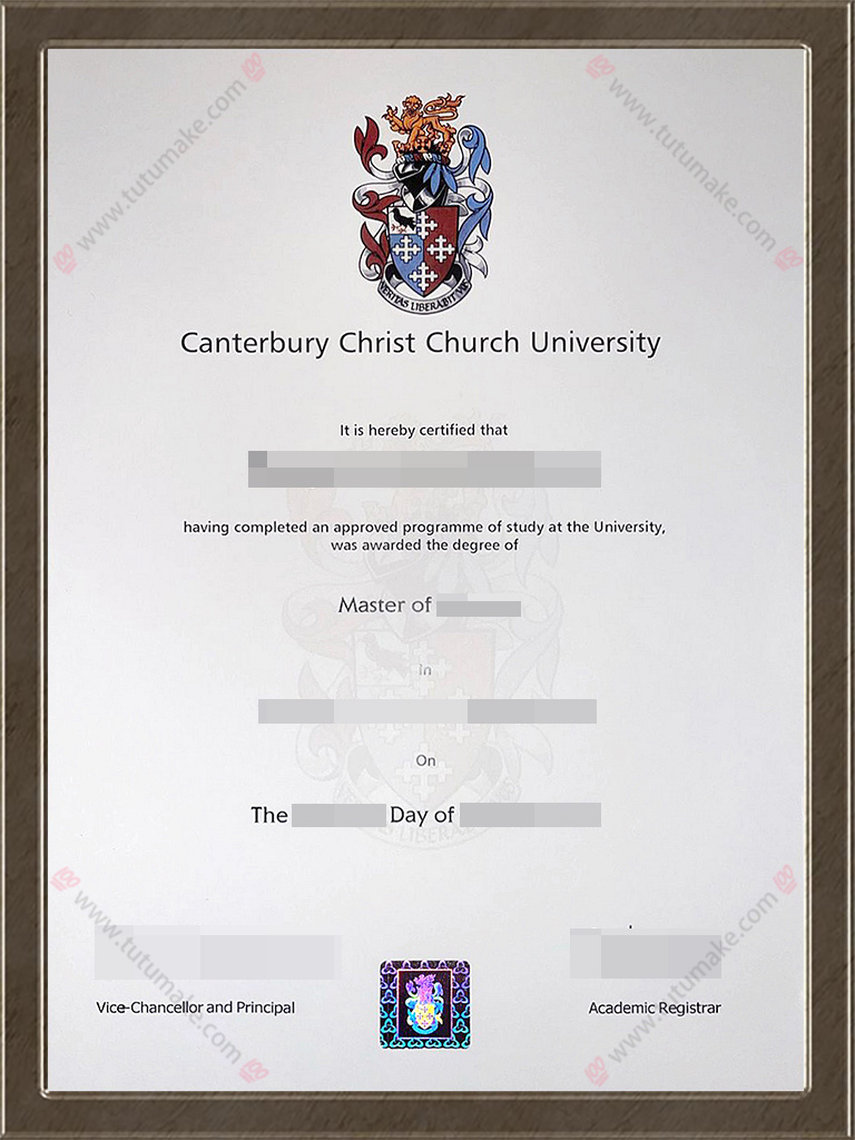 坎特伯雷大学文凭CCCU degreeCanterbury Christ Church University degree