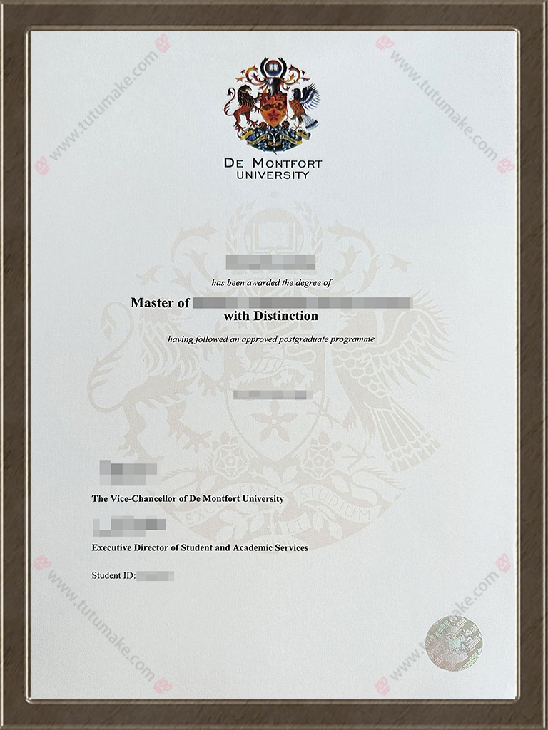 德蒙福特大学文凭DMU degreeDe Montfort University degree