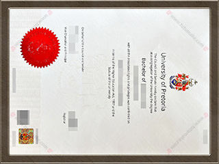 比勒陀利亚大学文凭University of Pretoria degree1