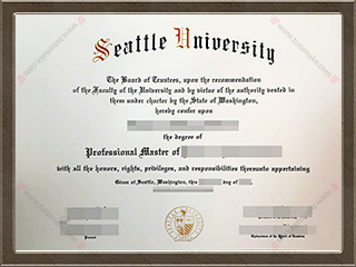 西雅图大学文凭Seattle University degree1