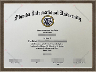 佛罗里达国际大学文凭Florida International University degree1