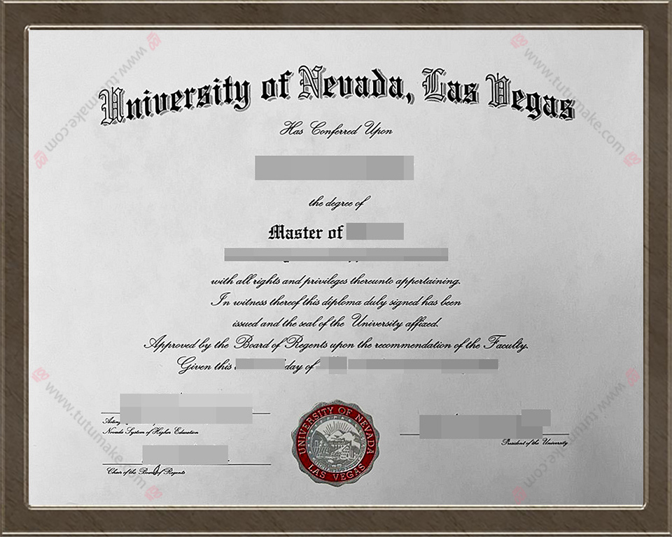 内华达大学拉斯维加斯分校文凭UNLV degreeUniversity of Nevada Las Vegas degree