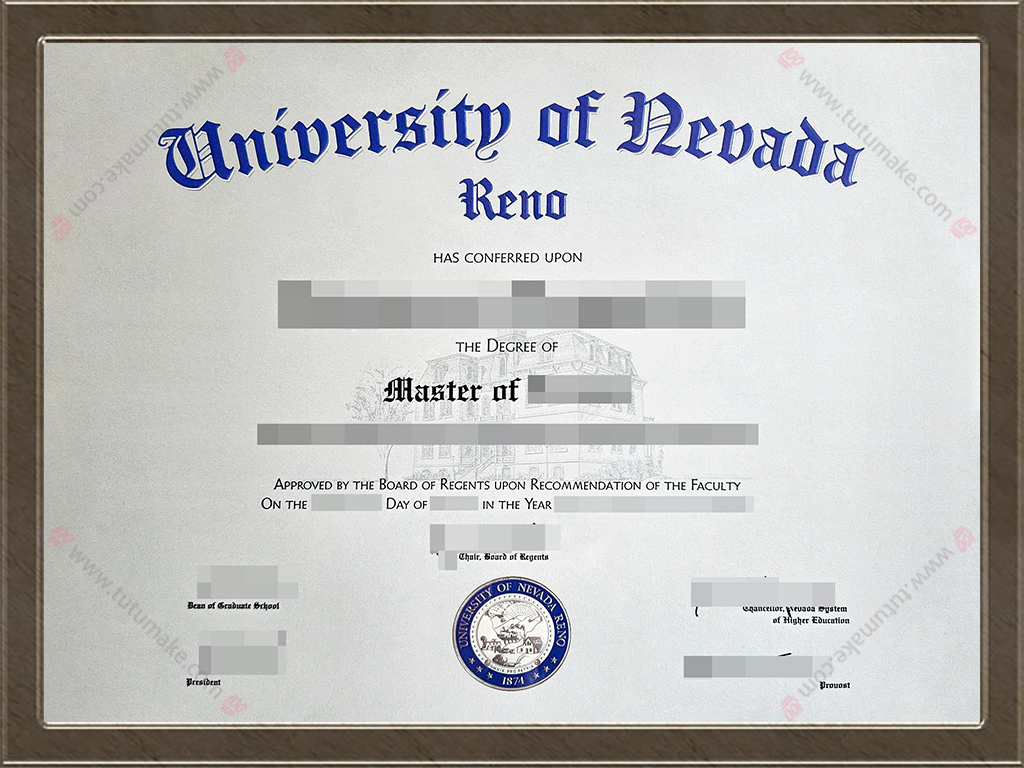 内华达大学里诺分校文凭UNR degreeUniversity of NevadaReno degree