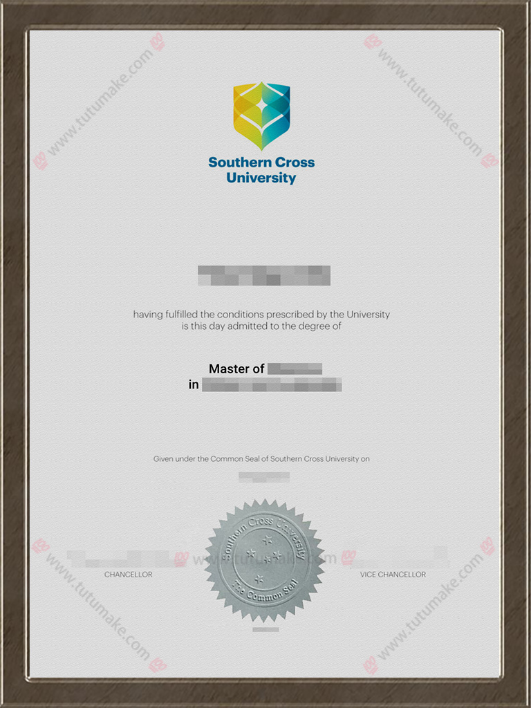 南十字星大学文凭SCU degreeSouthern Cross University degree