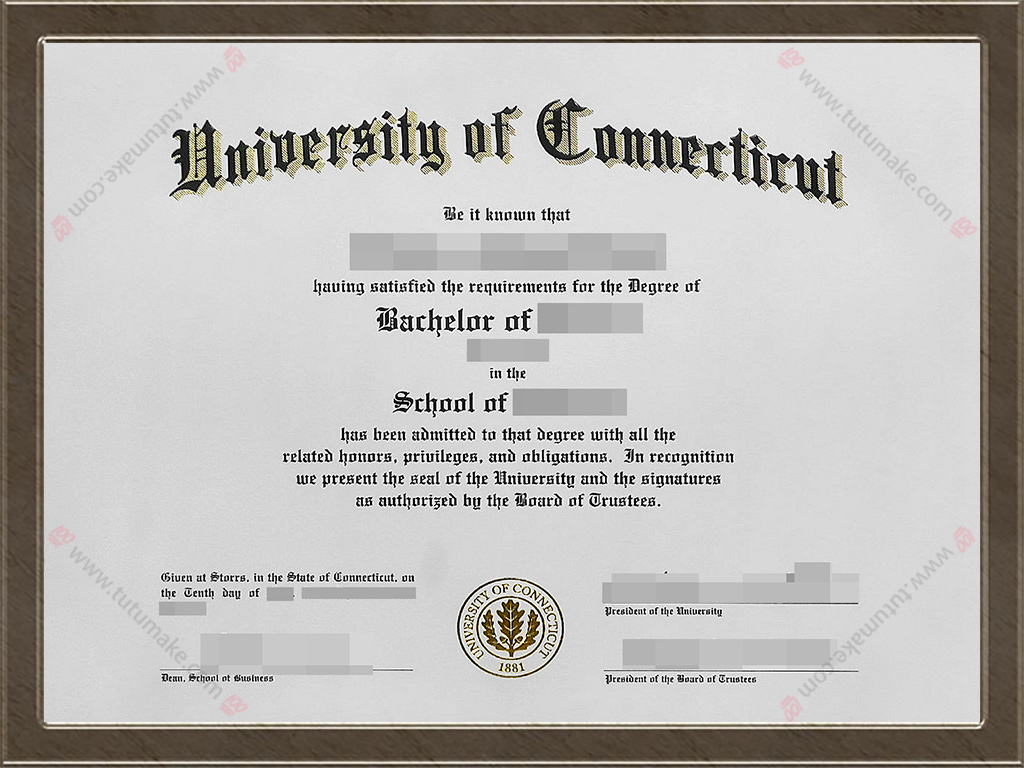 康涅狄格大学文凭UConn degreeUniversity of Connecticut degree