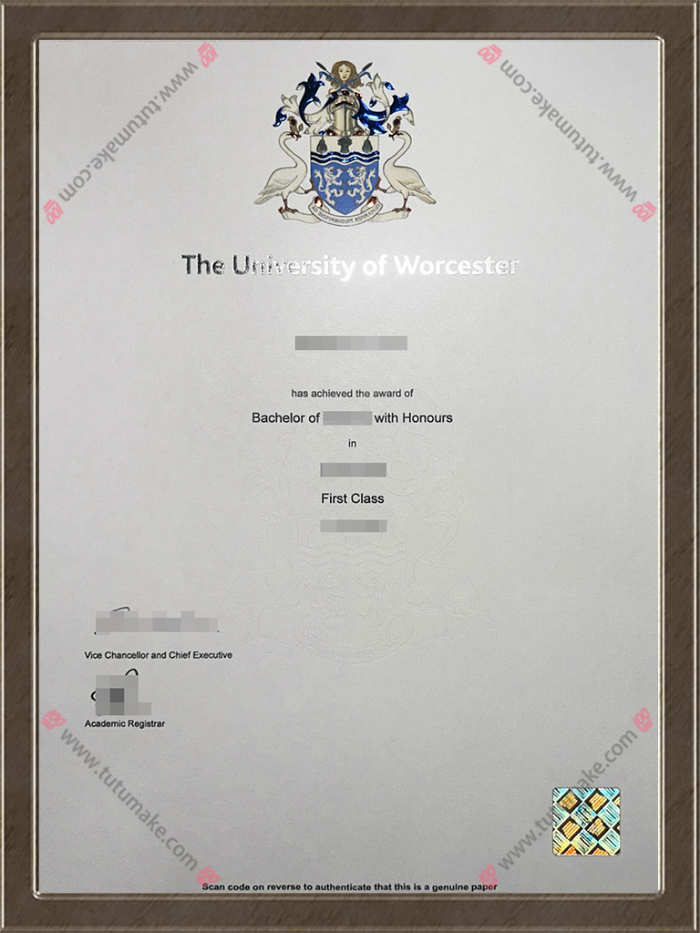 伍斯特大学文凭University of Worcester degree